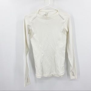 Lululemon White Long Sleeve 4